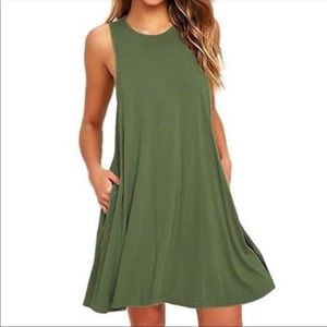 Forest Green Dress